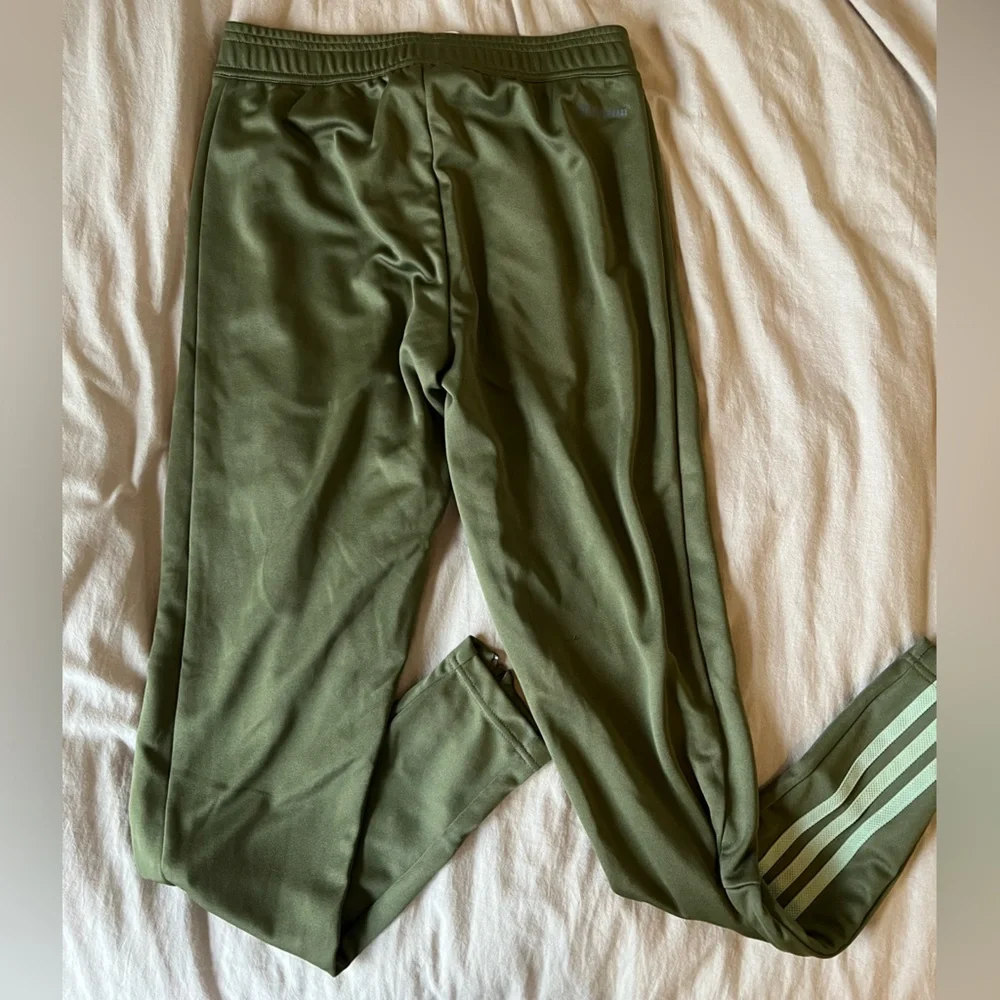 Adidas Green Track Pants with Stripes - Picture 2 of 5